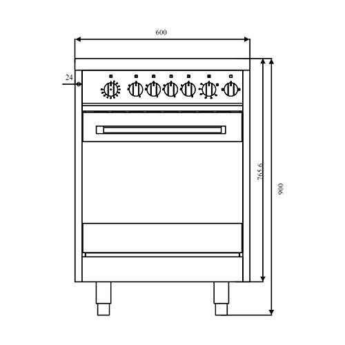 KAFF Cooking range KSQ 60 (GAS)