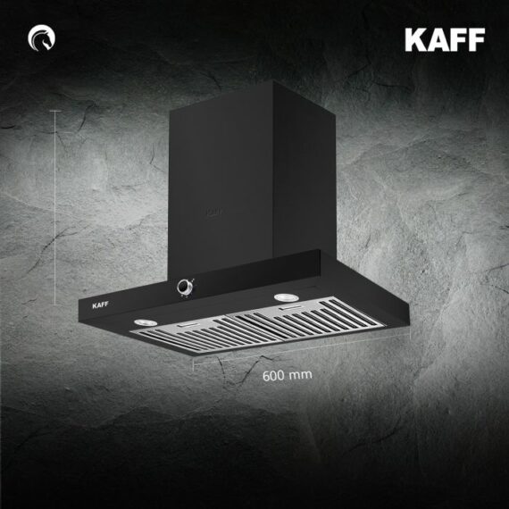 Kaff 60 cm Wall Mounted Chimney Dry Heat Auto clean MAURICE BF DHC 60 BLK
